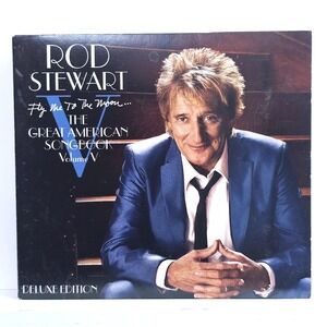 Rod Stewart Fly Me To The Moon CD Deluxe 2-Disc Songbook Vol V 2010 Digipak